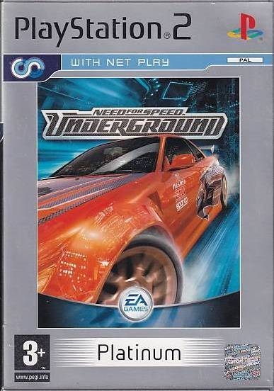 Need for Speed Underground - PS2 - Platinum (B Grade) (Genbrug)